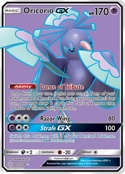 Image for Oricorio GX (Full Art) (SM - Cosmic Eclipse) (217/236) - Pokemon