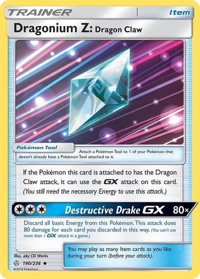 Image for Dragonium Z: Dragon Claw (SM - Cosmic Eclipse) (190/236) - Pokemon