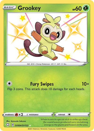 Grookey (Shining Fates: Shiny Vault) (SV004/SV122)