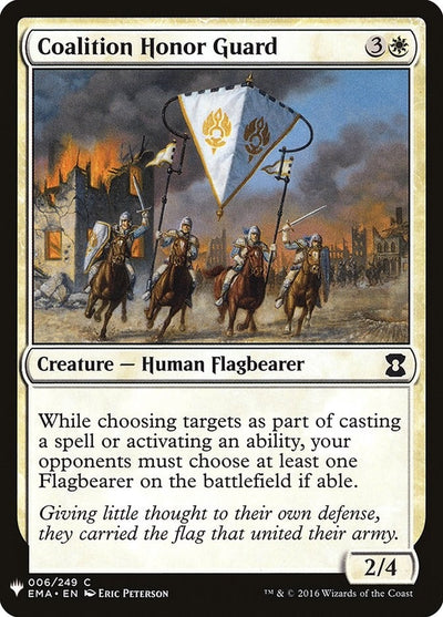 Image for Coalition Honor Guard (The List Reprints) (6) - Magic: The Gathering