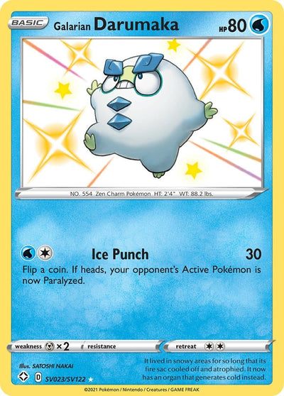Galarian Darumaka (Shining Fates: Shiny Vault) (SV023/SV122)