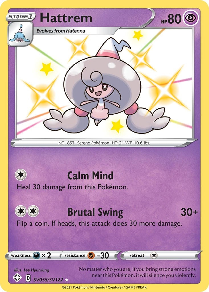 Hattrem (Shining Fates: Shiny Vault) (SV055/SV122) 