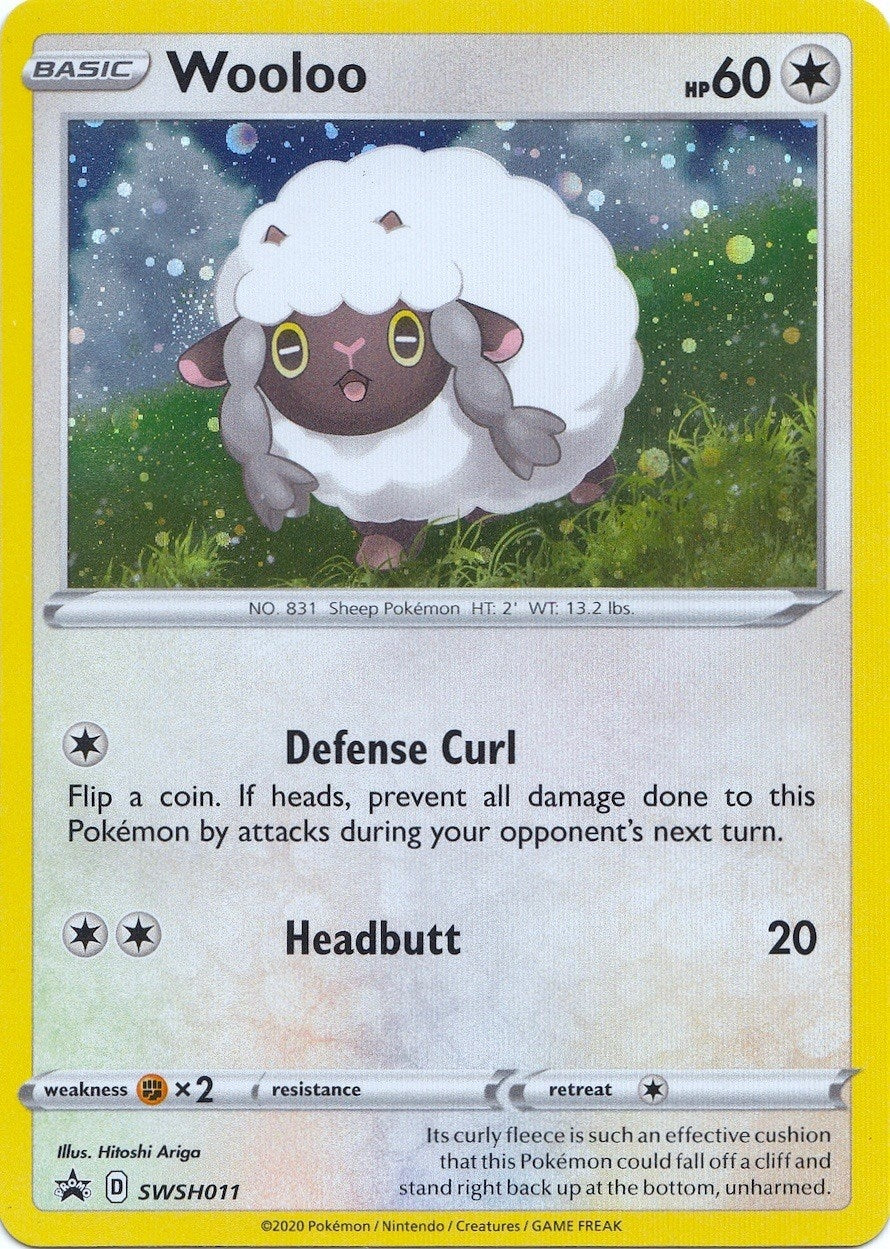 Wooloo - SWSH011 (SWSH: Sword &amp; Shield Promo Cards) (SWSH011) 