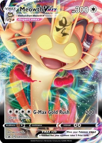 Image for Meowth VMAX - SWSH005 (SWSH: Sword & Shield Promo Cards) (SWSH005) - Pokemon