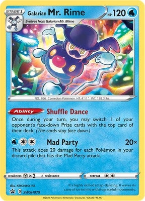 Galarian Mr. Rime - SWSH079 (SWSH: Sword & Shield Promo Cards) (SWSH079)