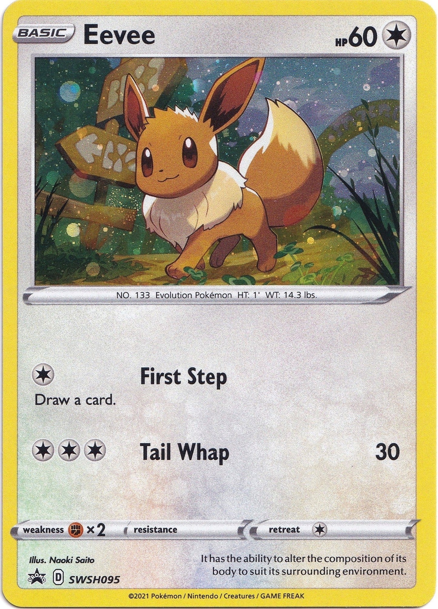 Eevee - SWSH095 (SWSH: Sword & Shield Promo Cards) (SWSH095)