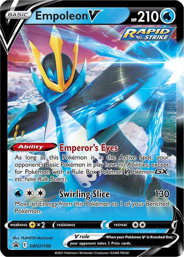 Empoleon V - SWSH108 (SWSH: Sword &amp; Shield Promo Cards) (SWSH108) 