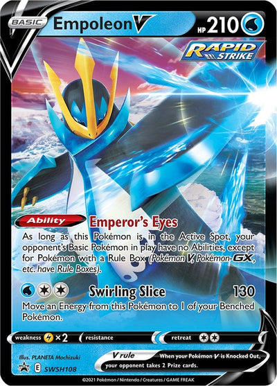 Empoleon V - SWSH108 (SWSH: Sword &amp; Shield Promo Cards) (SWSH108) 