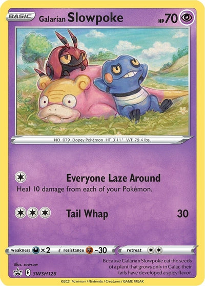 Galarian Slowpoke - SWSH126 (SWSH: Sword & Shield Promo Cards) (SWSH126)