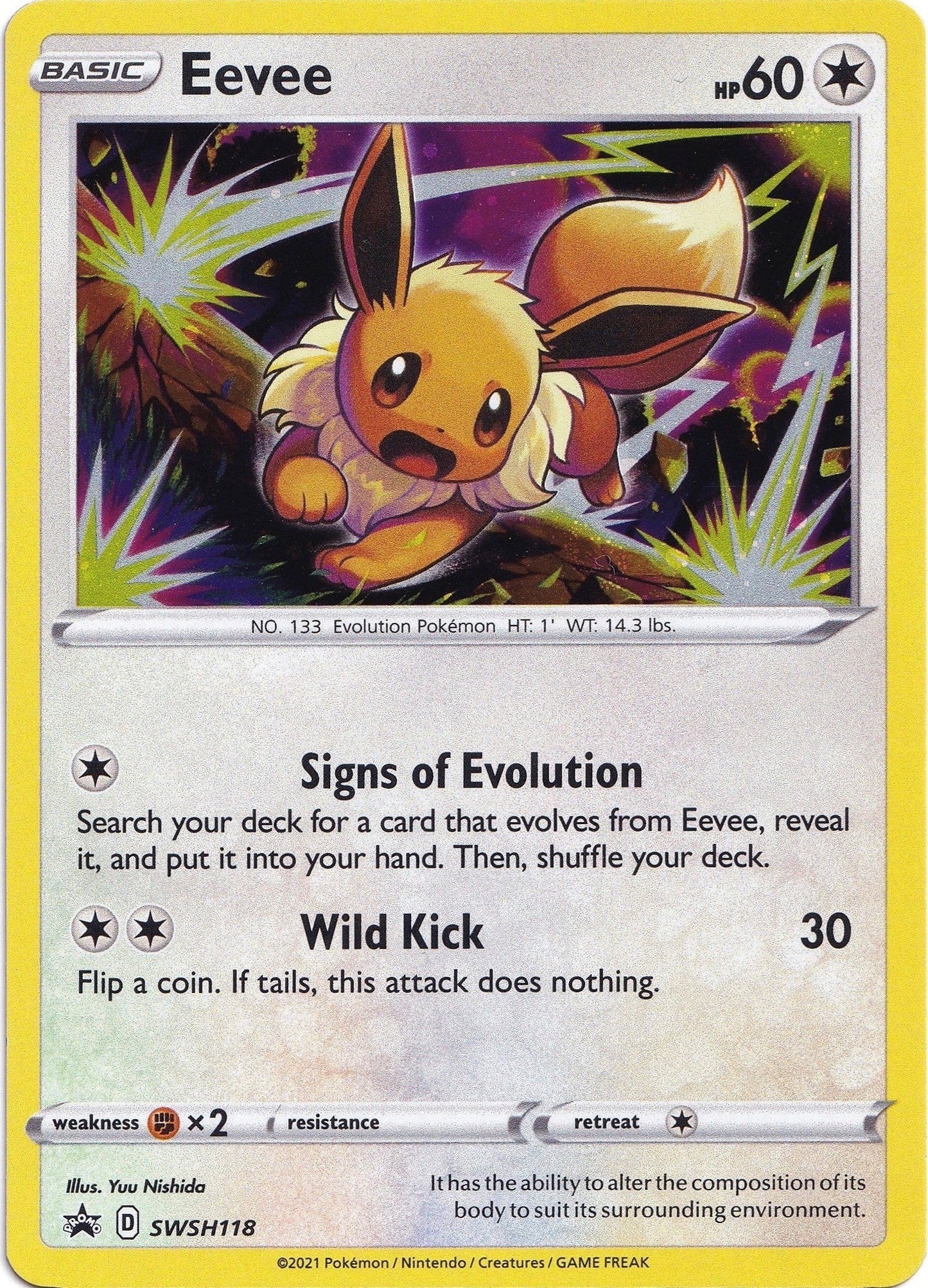 Eevee - SWSH118 (SWSH: Sword & Shield Promo Cards) (SWSH118)
