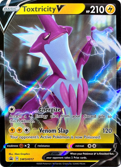 Image for Toxtricity V - SWSH017 (SWSH: Sword & Shield Promo Cards) (SWSH017) - Pokemon