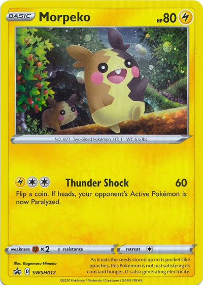 Image for Morpeko - SWSH012 (SWSH: Sword & Shield Promo Cards) (SWSH012) - Pokemon