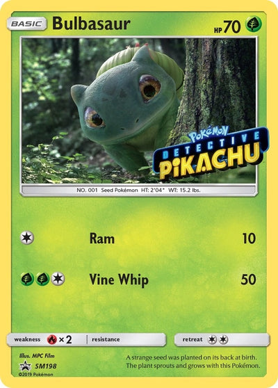 Image for Bulbasaur - SM198 (Detective Pikachu Stamped) (SM Promos) (SM198) - Pokemon