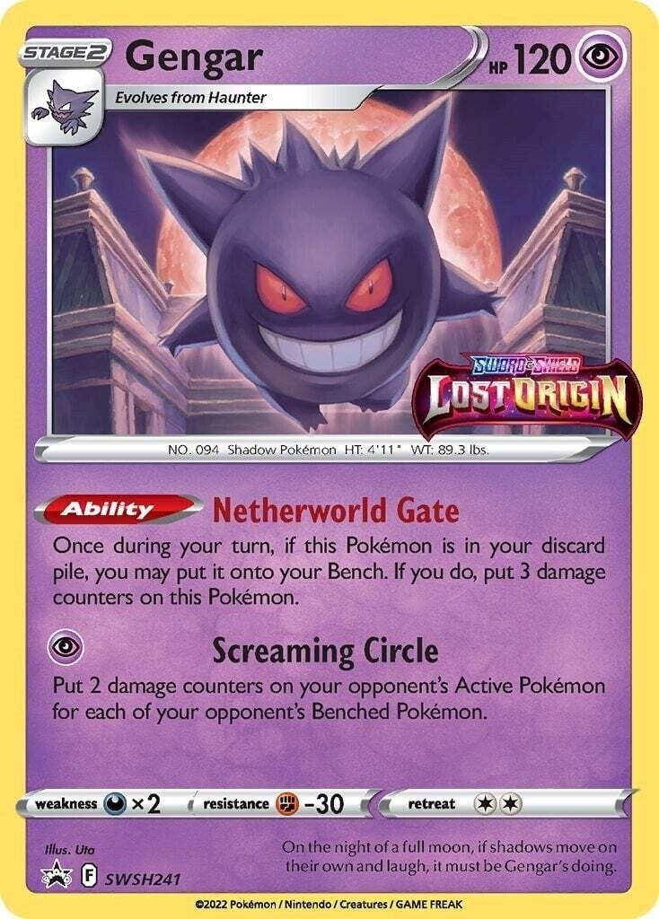 Gengar - SWSH241 (Prerelease) (SWSH: Sword & Shield Promo Cards) (SWSH241)
