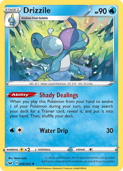 Image for Drizzile (056) (SWSH01: Sword & Shield Base Set) (056/202) - Pokemon