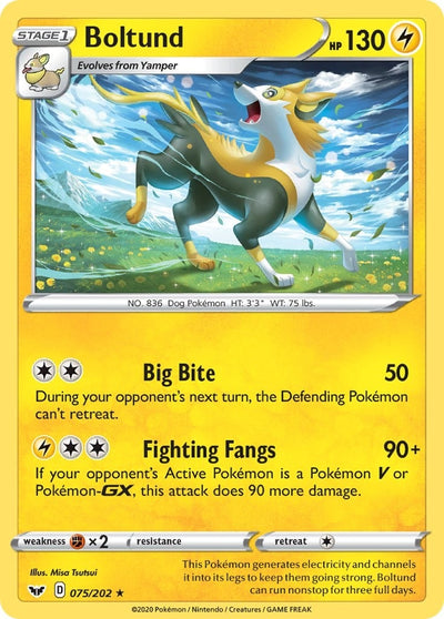 Image for Boltund (075) (SWSH01: Sword & Shield Base Set) (075/202) - Pokemon
