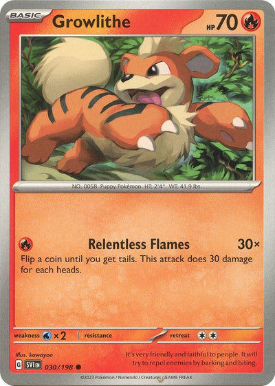 Growlithe (SV01: Scarlet &amp; Violet Base Set) (030/198) 