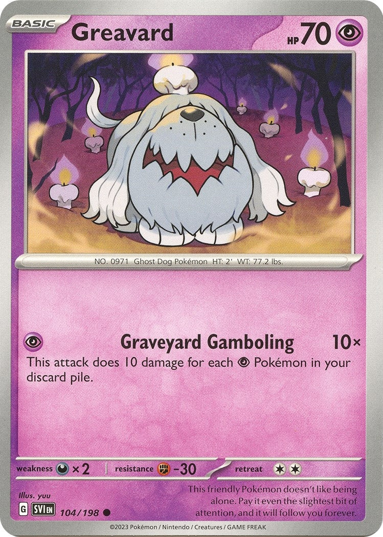 Greavard (SV01: Scarlet &amp; Violet Base Set) (104/198) 
