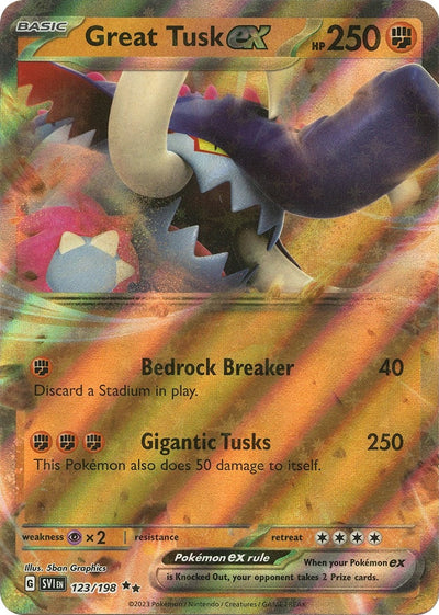 Great Tusk ex (SV01: Scarlet &amp; Violet Base Set) (123/198) 