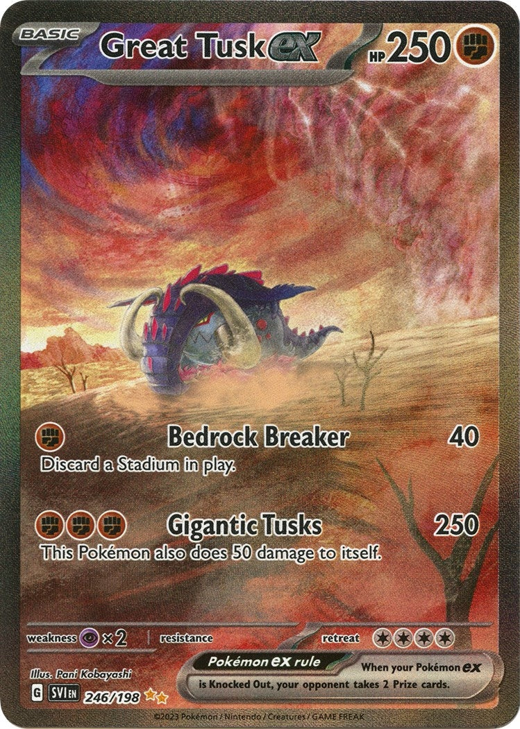 Great Tusk ex (SV01: Scarlet &amp; Violet Base Set) (246/198) 