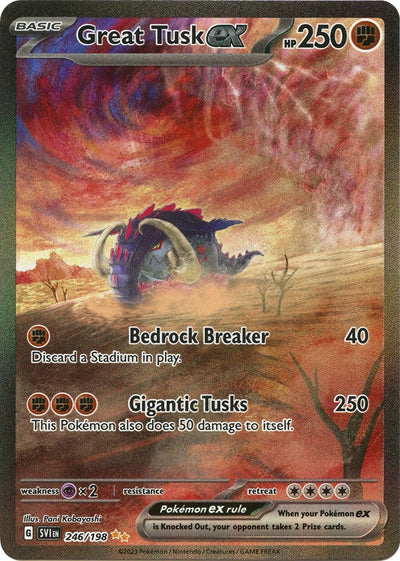 Great Tusk ex (SV01: Scarlet &amp; Violet Base Set) (246/198) 