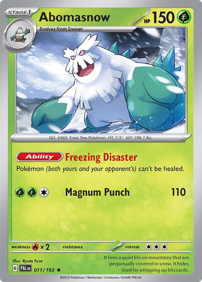 Abomasnow (SV02: Paldea Evolved) (011/193)
