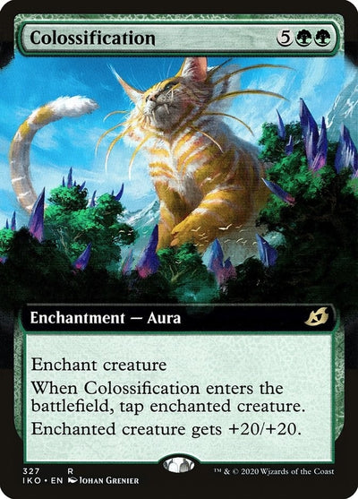 Image for Colossification (Extended Art) (Ikoria: Lair of Behemoths) (327) - Magic: The Gathering