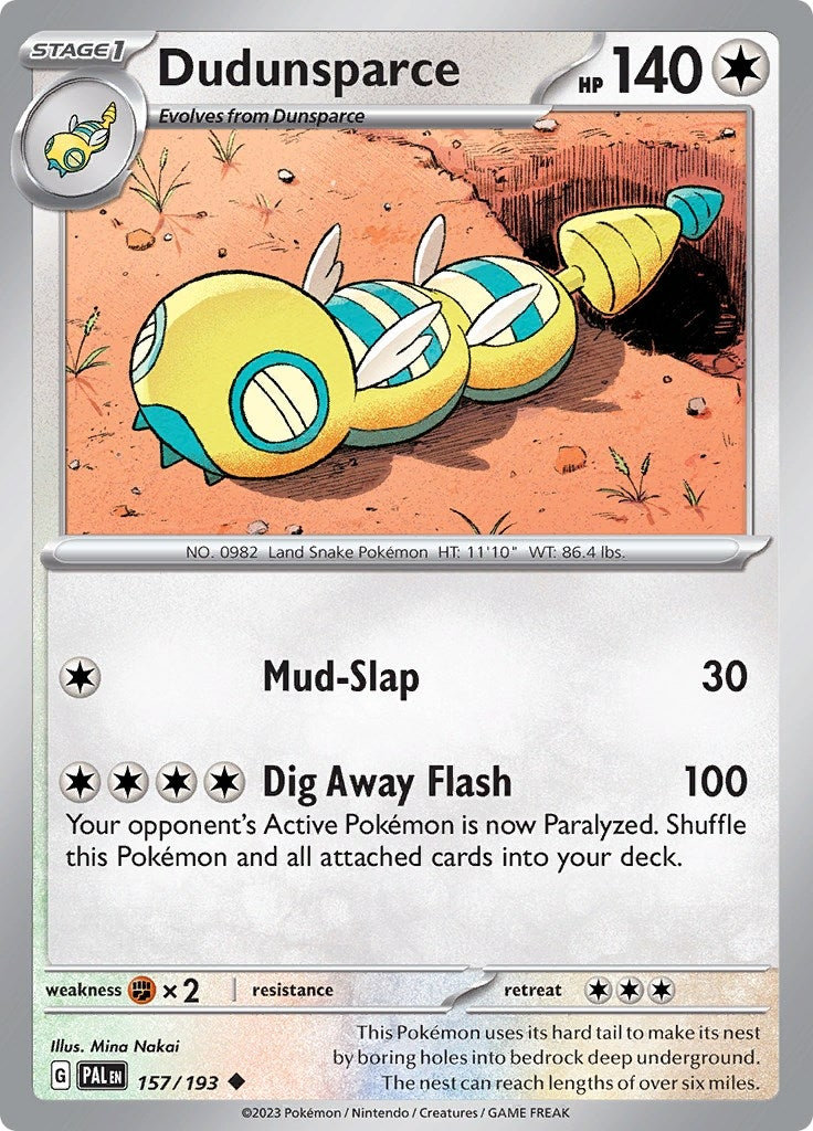 Dudunsparce (SV02: Paldea Evolved) (157/193)