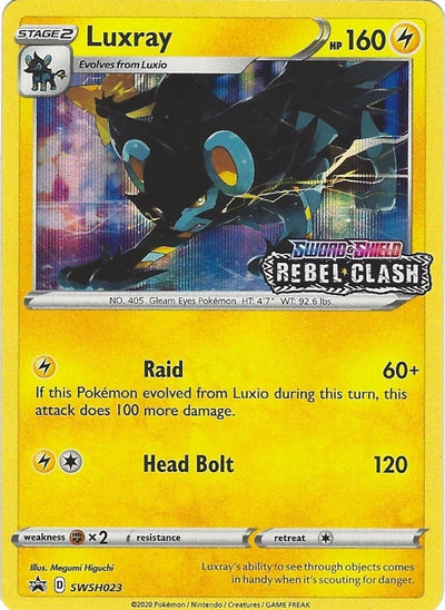 Image for Luxray - SWSH023 (Prerelease) (SWSH: Sword & Shield Promo Cards) (SWSH023) - Pokemon