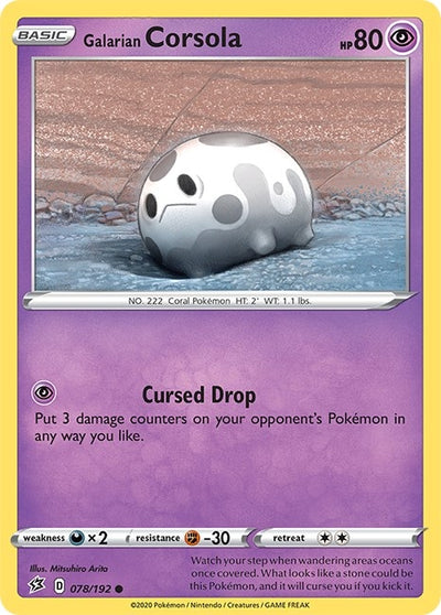 Image for Galarian Corsola (SWSH02: Rebel Clash) (078/192) - Pokemon