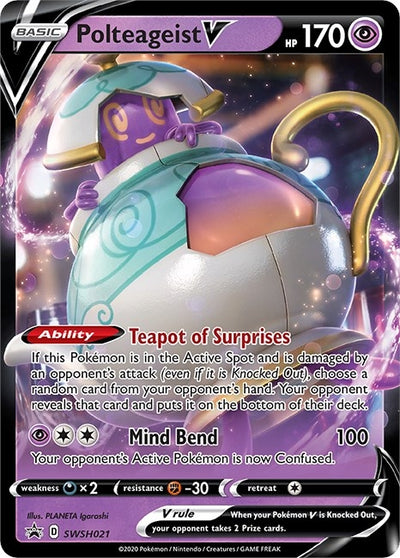 Image for Polteageist V - SWSH021 (SWSH: Sword & Shield Promo Cards) (SWSH021) - Pokemon