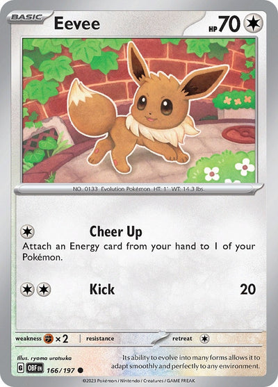 Eevee (SV03: Obsidian Flames) (166/197) 