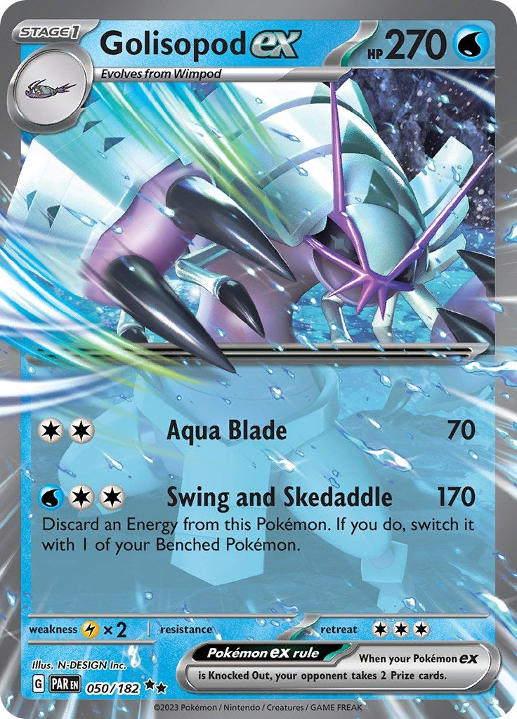 Golisopod ex (SV04: Paradox Rift) (050/182) 