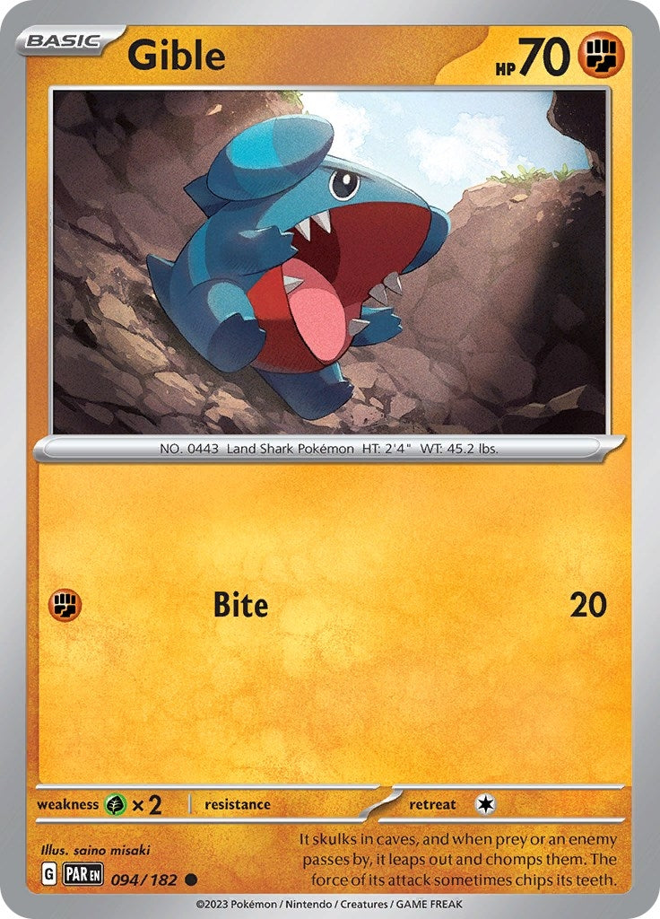 Gible (SV04: Paradox Rift) (094/182) 