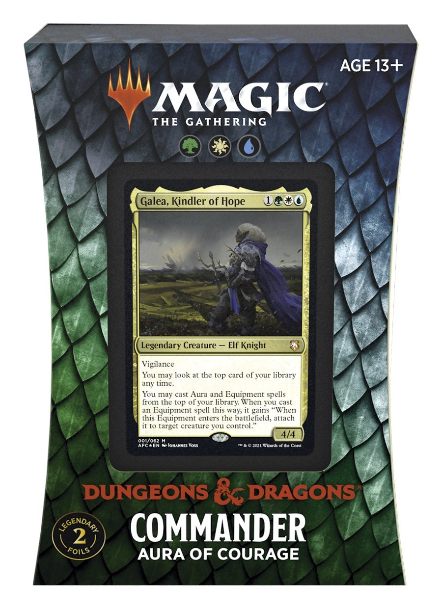 Adventures in the Forgotten Realms - Aura of Courage Commander Deck (AFC)