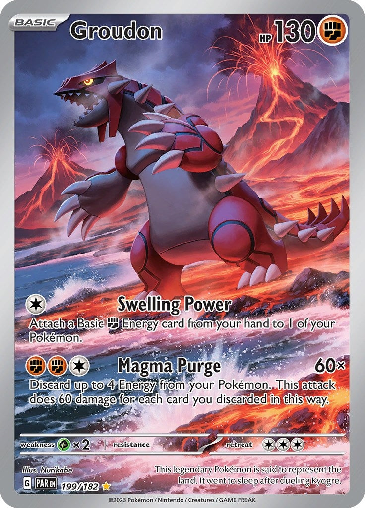 Groudon (SV04: Paradox Rift) (199/182) 