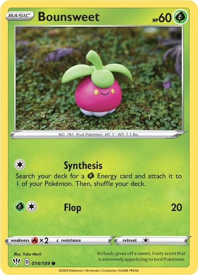 Image for Bounsweet (SWSH03: Darkness Ablaze) (014/189) - Pokemon
