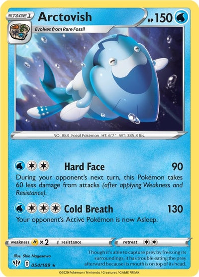 Image for Arctovish (SWSH03: Darkness Ablaze) (054/189) - Pokemon