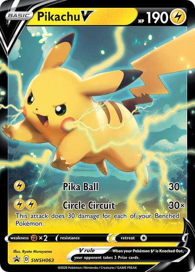 Image for Pikachu V - SWSH063 (SWSH: Sword & Shield Promo Cards) (SWSH063) - Pokemon