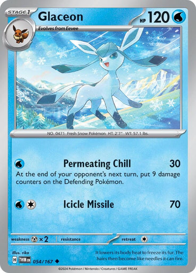 Glaceon (SV06: Twilight Masquerade) (054/167) 