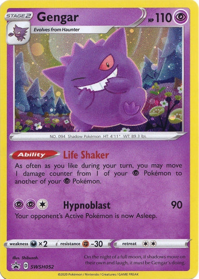 Image for Gengar - SWSH052 (SWSH: Sword & Shield Promo Cards) (SWSH052) - Pokemon