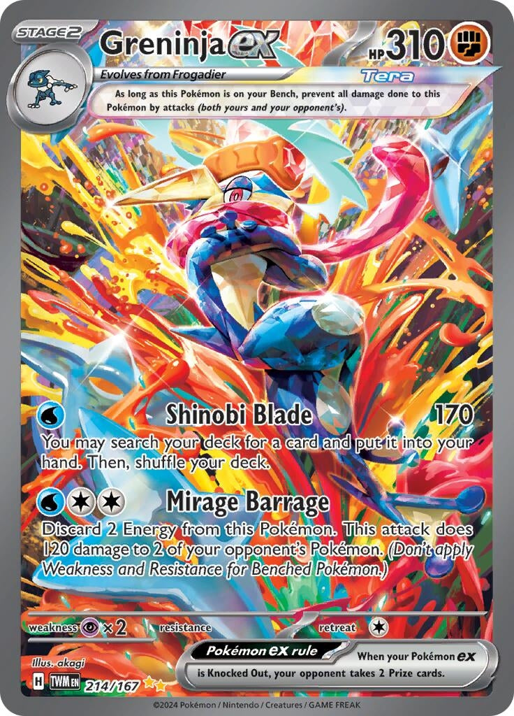 Greninja ex (SV06: Twilight Masquerade) (214/167)