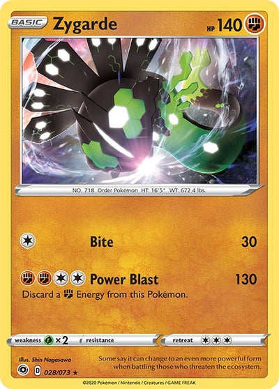 Image for Zygarde (Champion's Path) (28/73) - Pokemon