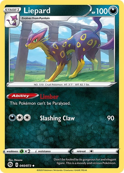 Image for Liepard (Champion's Path) (40/73) - Pokemon
