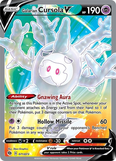 Image for Galarian Cursola V (Full Art) (Champion's Path) (71/73) - Pokemon