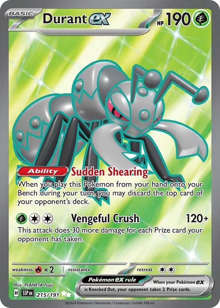 Durant ex (SV08: Surging Sparks) (215/191) 
