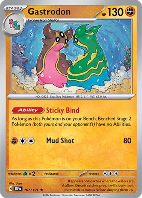 Gastrodon (SV08: Surging Sparks) (107/191) 
