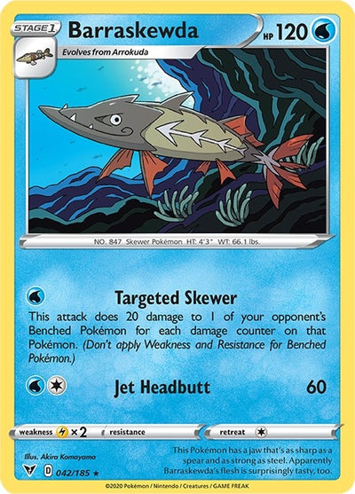 Image for Barraskewda (SWSH04: Vivid Voltage) (042/185) - Pokemon