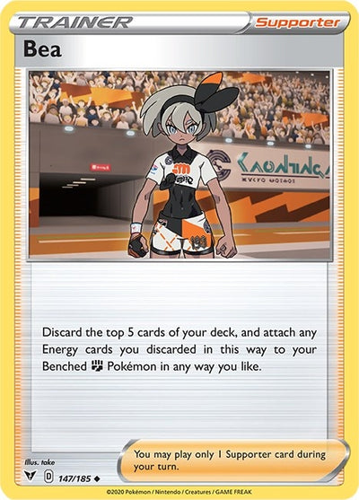 Image for Bea (SWSH04: Vivid Voltage) (147/185) - Pokemon