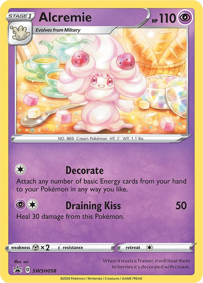 Image for Alcremie - SWSH058 (SWSH: Sword & Shield Promo Cards) (SWSH058) - Pokemon